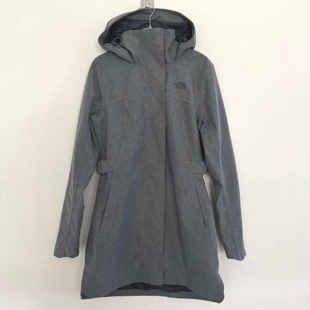The North Face Laney Trench II Coat in TNF Dark Grey Heather